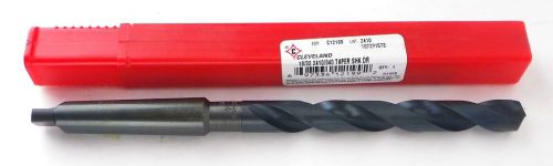 CLEVELAND C12199 List 2410 19/32&#034; 2MT Taper Shank HSS Black Oxide Drill USA H18