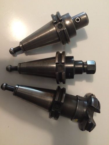 Quantity of 3 cat 40 tool holders for sale