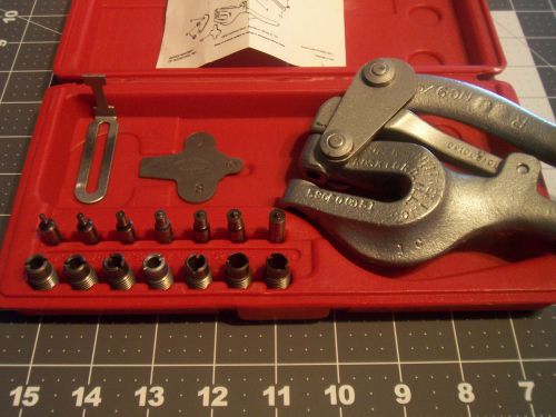 Roper Whitney No. 5 Jr. Hand Punch Kit for Sheet Metal with Case &amp; Instructions