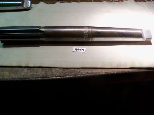 (#4949) used machinist usa made 1-3/8 inch mt shank reamer for sale