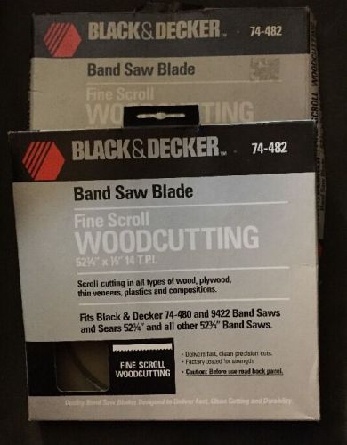 Black &amp; Decker Band Saw Blade 52 3/4&#034; X 1/8&#034; 14 T.P.I