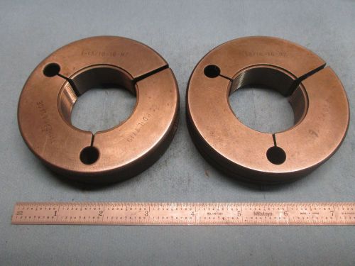 1 13/16 16 N2 THREAD RING GAGE 1.8125 P.D.&#039;S = 1.7719 &amp; 1.7660 TOOLING TOOLMAKER