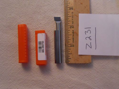3 new micro 100 solid carbide boring bar.   bb-360750 {z231a} for sale