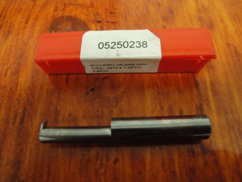 Accupro - 05250238 - Solid Carbide Retaining Ring Grooving Tool