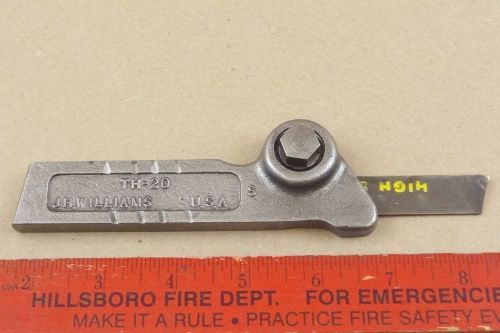 Original williams straight cut off tool &amp; hs blade 4 lathe th-20 3/8&#034; shank for sale