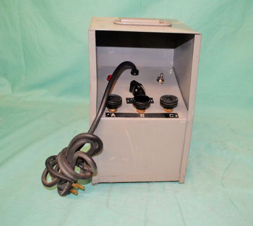 Luma Electric Equipment Model 60 Portable Metal Etcher    &amp;F