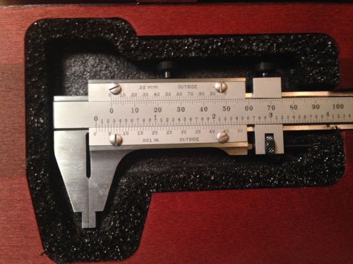 Starrett 123 E&amp;M Vernier Caliper 8 inch/20 cm pristine condition