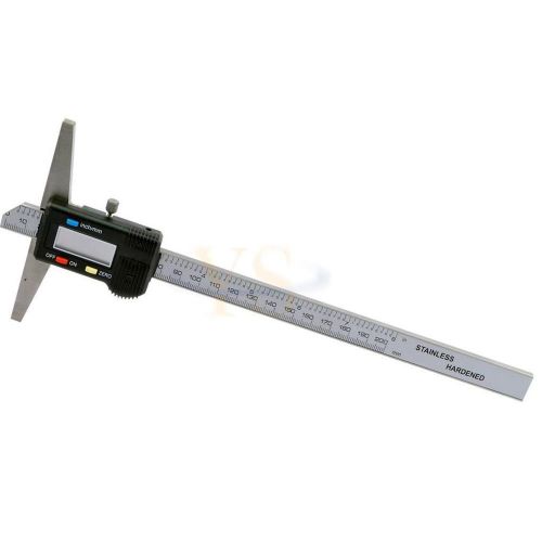 0-200mm/8&#034; precision digital depth caliper gage stainless steel measure tool for sale