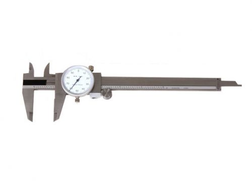 New 0-6&#039;&#039; stainless 4 way dial caliper .001&#039;&#039; shock proof new for sale