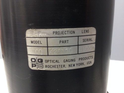 425270 ogp 10x projection lens for 30&#034; optical comparator for sale