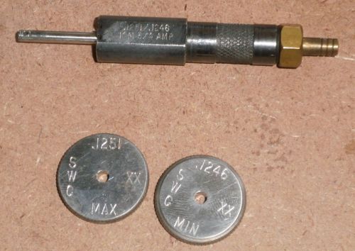 SWC GAGE .1251 MAX AND .1246 MIN WITH PROBE  .1251-.1246 10M 3/4 AMP