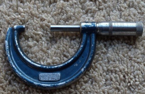 J. T. Slocomb Co. 1 inch - 2 inch Micrometer