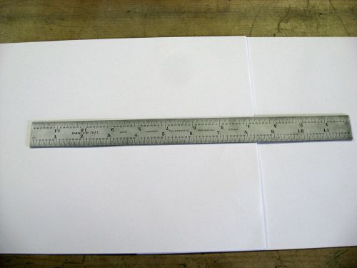 Starrett#C369-12  12&#034; Shrink Rule   3/8&#034; Shrink Per Foot  4R Graduations