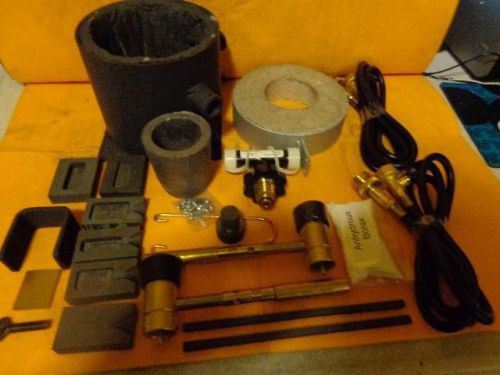 6&#034; x 5&#034; propane furnace kit: 2 torchs, 2 hoses, tank t, crucible, molds (2014d) for sale