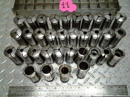 Lot of 34 5C collets for Mill Milling Lathe