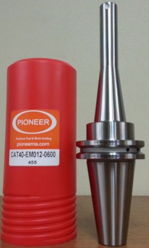 Hpi pioneer cat40 1/8&#034;  end mill holder 6.00&#034; coolant thru din ad/b **new** for sale