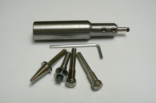 Spindles mandrel arbor adapter holder 5/8” arbor hole toolholder for 1/4” shanks for sale