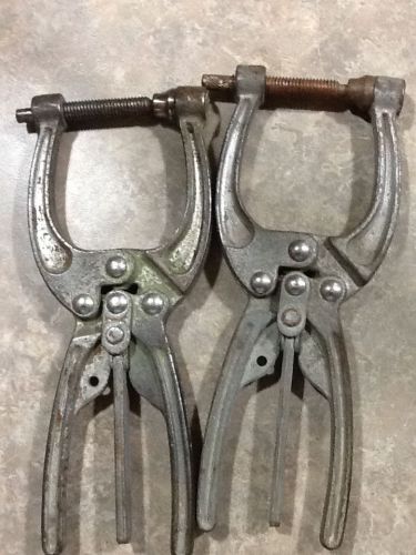 DE-STA-CO 462 &amp; 462-2 Squeeze Action Clamps - Lot of 2 Used
