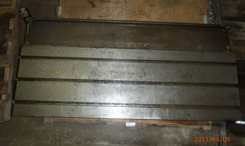 49&#034; x 23&#034; x 5&#034; _ 3 T-Slotted Table Steel / Cast Iron Layout welding Fixture