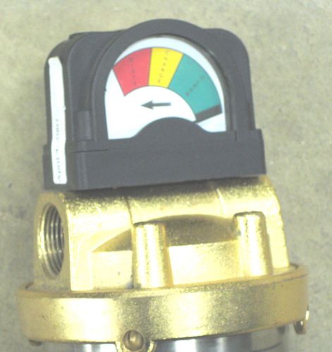 New memtec filterite model 910052 stainless brass with clean dirty change gage for sale