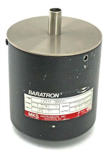 MKS BARATRON 227AA-00001B 1Torr Pressure Transducer 227A In.±15VDC Out.0-10VDC