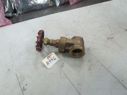 Crane brass gate valve 1-1/2&#034; fnpt 150s 300 cwp (new) for sale