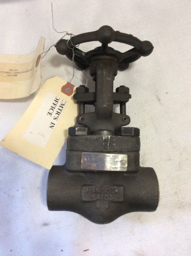 Hancock 1&#034; 800lb socket weld forged globe valve sa105 series 900 sa105 950w for sale