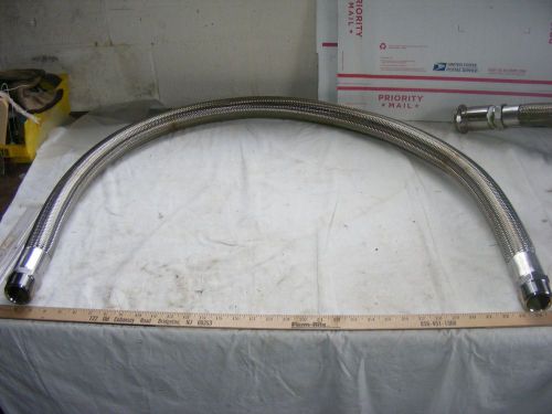 60&#034; Stainless Steel Flexible Hose 1 1/2&#034; Male Threaded at each end 6&#039; Long