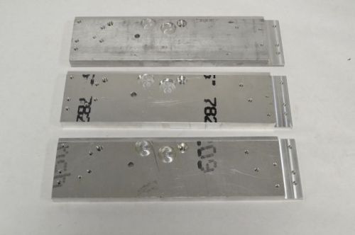 LOT 3 NEW LABEL AIRE 7350221 STAINLESS MOUNTING PLATE 11X3X3/4 IN B225245