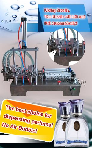two diving heads oil liquid sauce filling machine 1000ML,bottle capping machine
