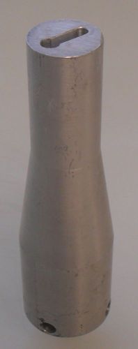 Branson ultrasonic welder catenoidal horn 19875    5-1/4&#034;h   1-1/2&#034;dia    1&#034; tip for sale