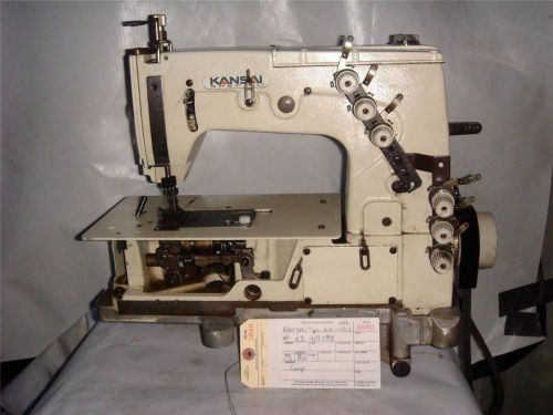 KANSAI SPECIAL DLR-1503, 3 NEEDLE CHAINSTITCH MACHINE WITH Puller TAG3840