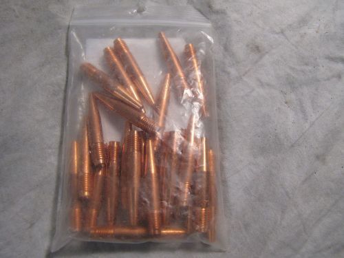 25pk radnor 14t-45 mig products tapered contact tip tweco style .045&#034; new for sale
