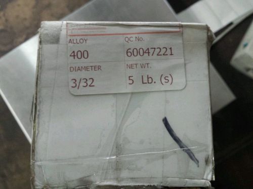 Hi-alloy 400 3/32&#034; x 5lb. box of welding eelctrodes for sale