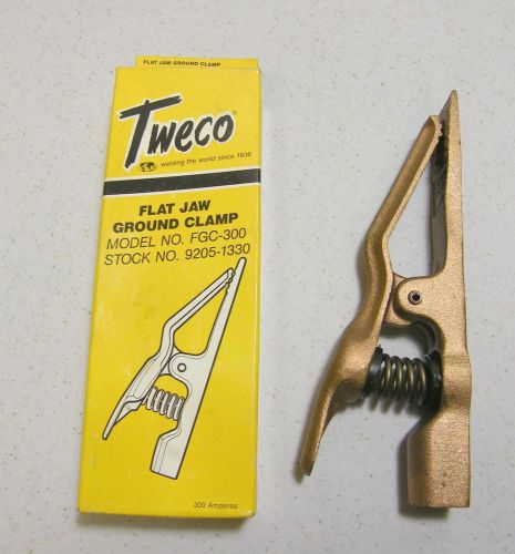Tweco flat jaw ground clamp model no. fgc-300 for sale