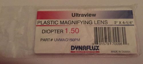 Dynaflux Ultraview Plastic Magnifying Lens Part# UVMAG150PM