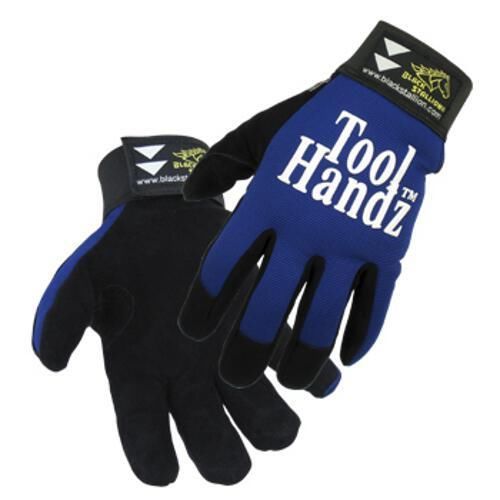 Black Stallion X-Large 99-BLUE Tool Handz Original Snug-Fitting Gloves Goatskin