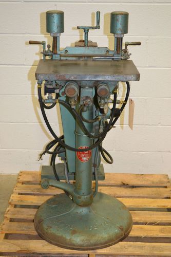 Newton Double Spindle Boring Machine, Model BA-100, 2 Spindle Horizontal Borer