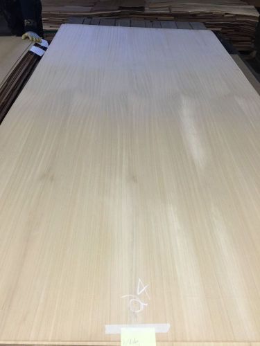 Wood veneer white sapele 48x96 1pc total 10mil paper backed &#034;exotic&#034; pl 24-29 for sale