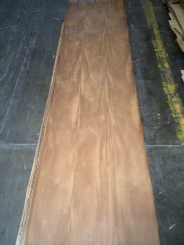 Wood Veneer Mahogany 30x121 1pcs total on 10mil paper backer &#034;EXOTIC&#034; Lot13b