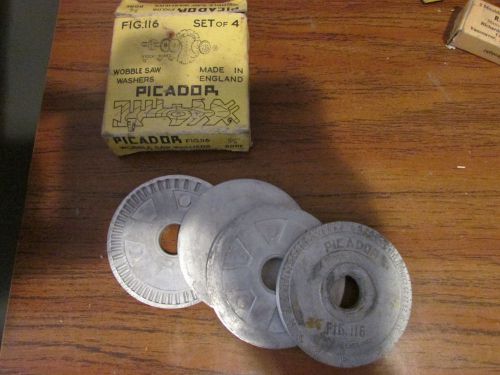Picador Wobble Saw Washers Fig. 116 Set of 4 5/8 Bore. Used.