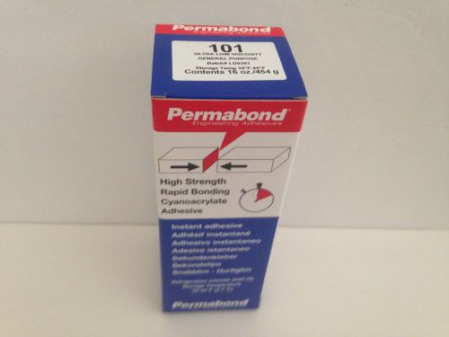Permabond 101 cyanoacrylate adhesive ultra low viscosity 16 oz. 454g for sale