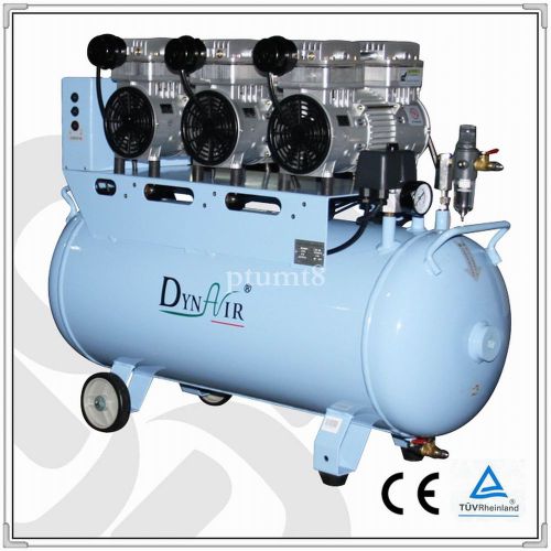 2PCS DynAir Dental Oil Free Silent Air Compressor DA7003 CE FDA Approved