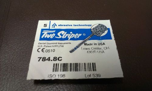 Two Striper FG burs, Dental Diamonds - 784.8C -  5-pack