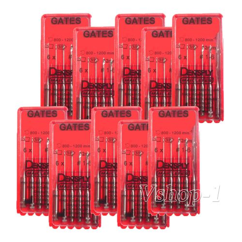 Sale 10 dentsply maillefer gates glidden drills 32mm #1-6 endo rotary for sale