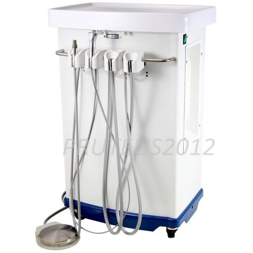 Portable dental delivery units cart self contained oilless compressor for sale