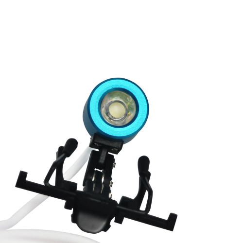 Blue new portable black head light lamp for dental surgical loupes for sale