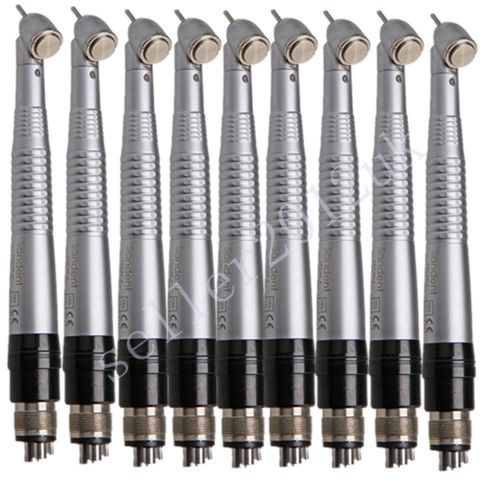 10 X NSK Style Dental Surgical 45 Degree High Speed Handpiece 4-H w/ Coupler