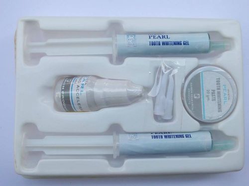 Dental Tooth Whitening Bleaching Gel set NON peroxide paste with 2 Syringes Lowe