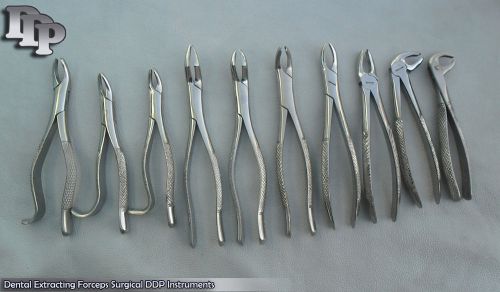 25 NEW EXTRACTING FORCEPS EXTRACTION DENTAL INSTRUMENTS